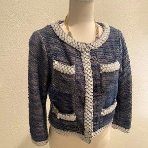 Anthropologie Isani Massey Beaded tweed Jacket
